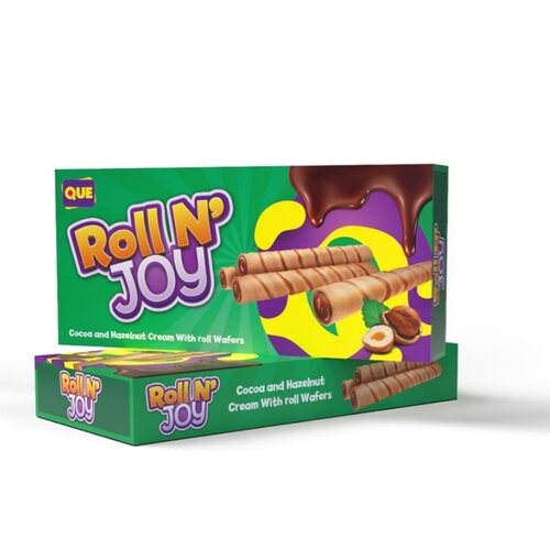 Que Wafer - Roll N'Joy Rolls Chocolate 100 Gram