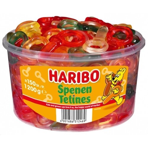 Haribo - Winegum Sleutels 150 Stuks 975 Gram