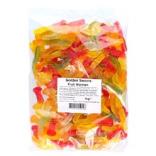 Golden Sweets - Fruit Wormen Veggie 1 Kilo