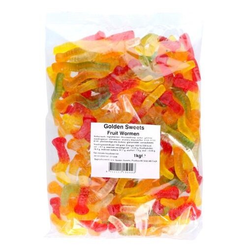 Golden Sweets - Fruit Wormen Veggie 1 Kilo