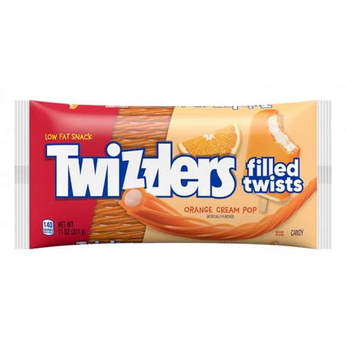 Twizzlers - Flavour of Florida - Orange Cream Pop Filled Twists 311 Gram