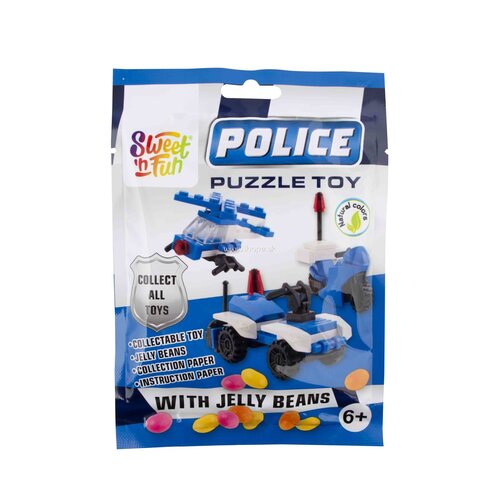 Police Puzzle Toy Candy 5 Gram