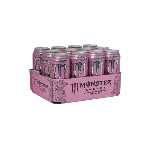 Monster - Ultra Strawberry Dreams 500ml 12 Blikjes