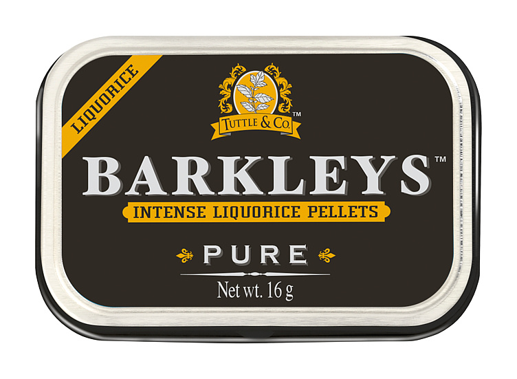 Barkleys Barkleys - Intense Liquorice Pellets Pure 16 Gram