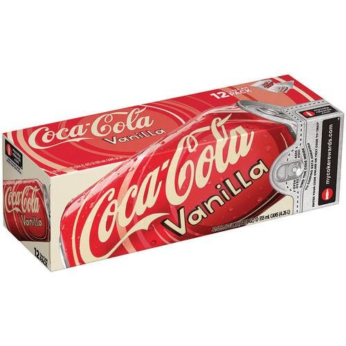 Coca Cola Vanilla 355ml 12 Blikjes