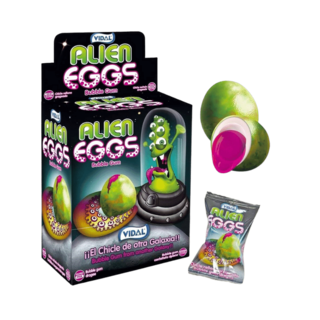 Vidal - Alien Eggs Gum 5 Gram 200 Stuks