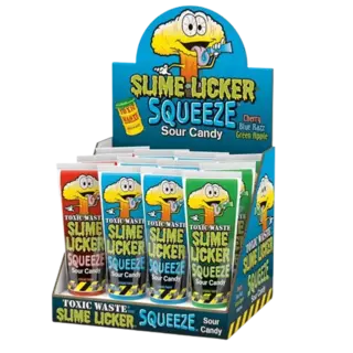 Toxic Waste - Slime Licker Squeeze 70 Gram 12 Stuks (Halal)