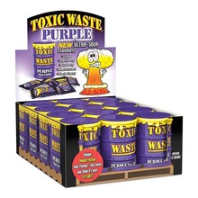 Toxic Waste Purple Sour Candy Drum 42 Gram 12 Stuks