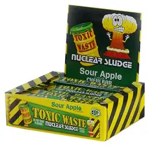 Toxic Waste - Sour Apple Chew Bar 20 Gram 50 Stuks