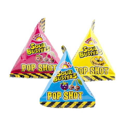 Sour Busters Pop Shot 3 Gram 150 Stuks