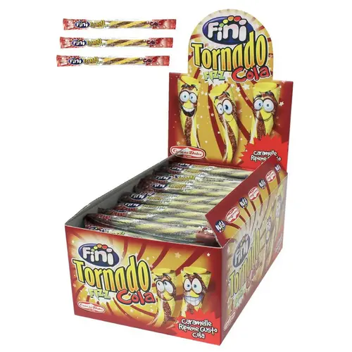 Fini - Tornado Fizzy Cola 9 Gram 150 Stuks Fini - Tornado Fizzy Cola 9 Gram 150 Stuks