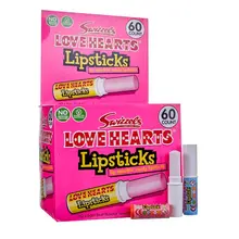 Swizzels - Love Hearts Lipstick 6 Gram 60 Stuks