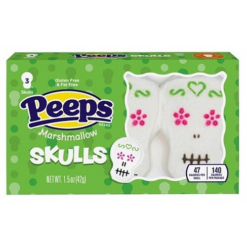 Peeps - Marshmallow Skulls 43 Gram