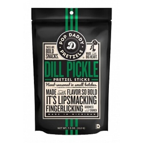Pop Daddy Pretzels - Dill Pickle 212 Gram