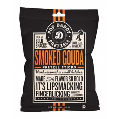 Pop Daddy Pretzels - Smoked Gouda 85 Gram