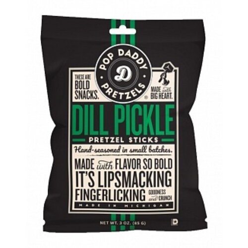 Pop Daddy Pretzels - Dill Pickle 85 Gram