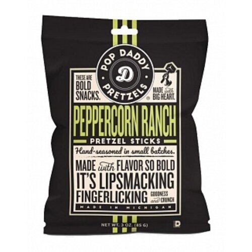 Pop Daddy Pretzels - Peppercorn Ranch 85 Gram