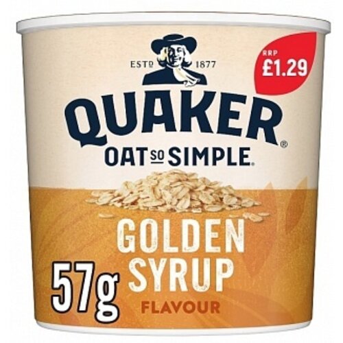 Quaker - Oat So Simple Porridge Pot Syrup 57 Gram