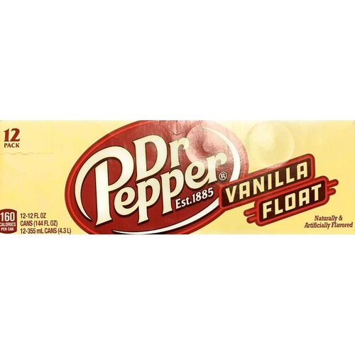 Dr Pepper - Float 355ml 12 Blikjes