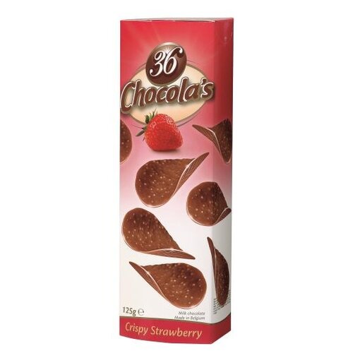 Hamlet - Chocola's Crispy Aardbei 125 Gram