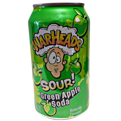 Warheads - Sour Green Apple 355ml