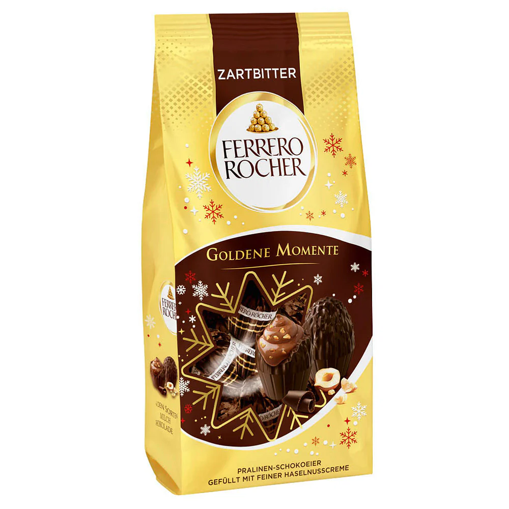 Ferrero Ferrero Rocher - Goldene Momente Zartbitter 90 Gram afbeelding