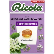 Ricola - Holunderblüten Bonbon 50 Gram (suikervrij)