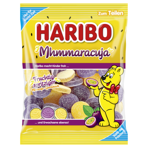 Haribo - Fruchtgummi Mhmmaracuja 160 Gram