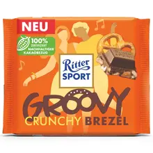 Ritter Sport - Tafelschokolade Groovy Crunchy Brezel 100 Gram