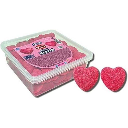 Vidal - Box Filled Strawberry Shiny Hearts 75 Stuks 795 Gram