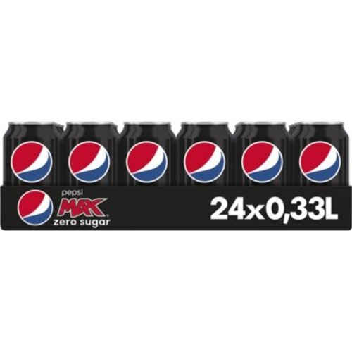Pepsi - Zero Sugar 330ml 24 Blikjes