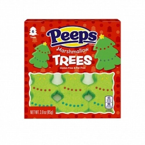 Peeps - Marshmallow Christmas Trees 6-Pack 85 Gram
