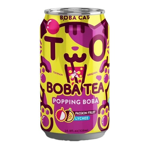 Boba Tea - Passion Fruit Lychee Tea 315ml