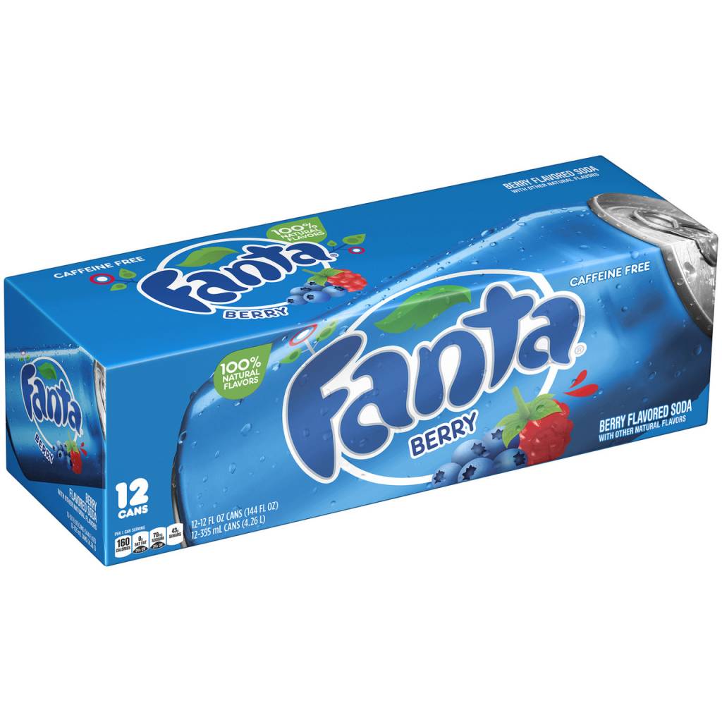 Fanta Berry 355ml 12 Blikjes