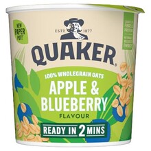 Quaker Oats - So Simple Pots Apple & Blueberry 50 Gram