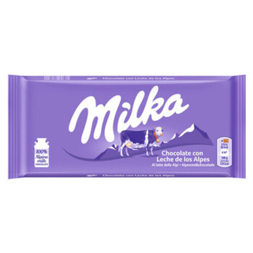 Milka - Alpenmelk 100 Gram 24 Stuks