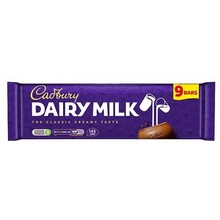 Cadbury - Dairy Milk 9-Pack 244 Gram