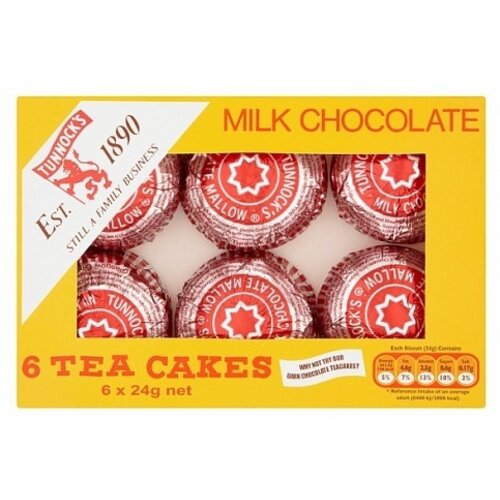 Tunnock's - Tea Cakes Milk Chocolate 6-Pack 170 Gram
