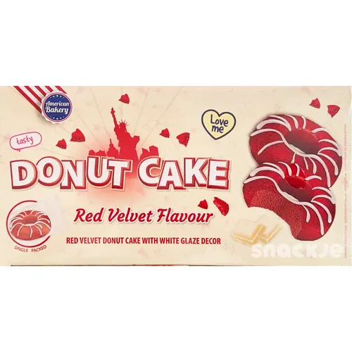 American Bakery - Donut Cake Red Velvet 135 Gram (Halal)