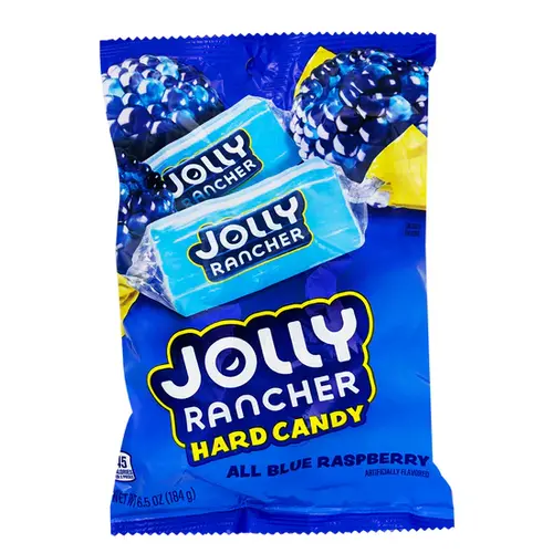 Jolly Rancher - All Blue Raspberry Hard Candy 184 Gram Jolly Rancher - All Blue Raspberry Hard Candy 184 Gram