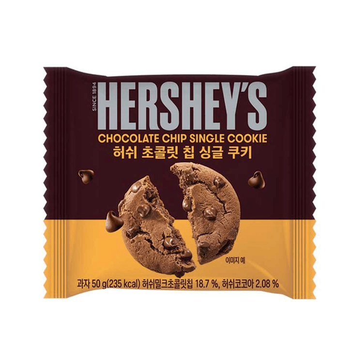 Hersheys Hershey's - Chocolate Chip Single Cookie 50 Gram ***THT 23-08-2024*** afbeelding