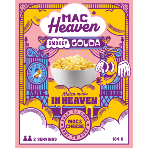 Mac Heaven - Mac & Cheese Smokey Gouda 184 Gram