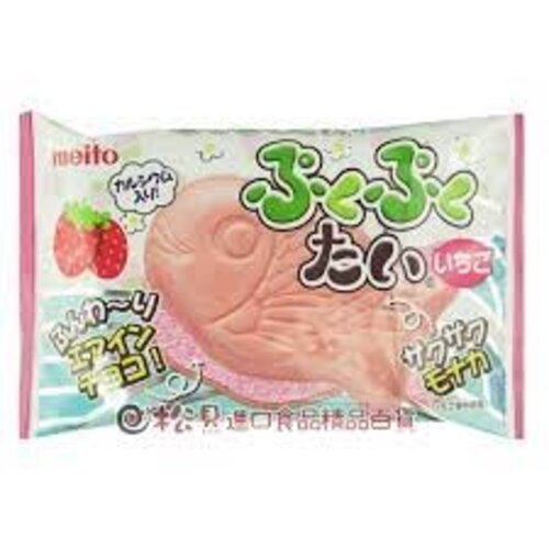 Meito - Pukupukutai Strawberry Tea Wafel 16,5 Gram