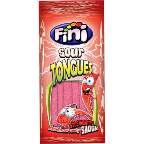 Fini - Sour Strawberry Tongues (Halal)