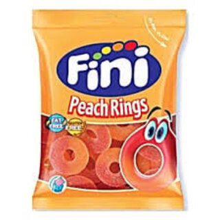 Fini - Peach Rings 75 Gram 12 Stuks (Halal)