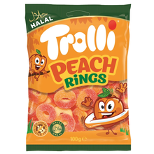 Trolli - Peach Rings 100 Gram 30 Stuks (Halal)