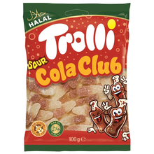 Trolli - Sour Cola Bottles 100 Gram 30 Stuks (Halal)