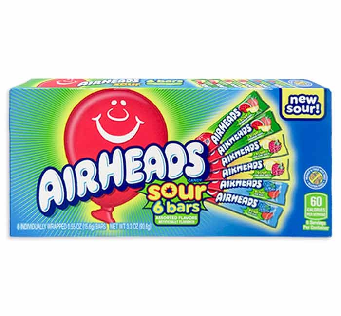 Airheads Airheads - Theatre Sour Box 93,6 Gram