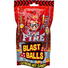 Dr. Fire snoep Dr. Fire - Blast Balls Stand-Up Bag 75 Gram