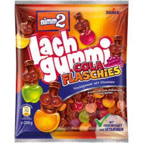 Nimm2 - Lachgummi Cola Flaschies 200 Gram